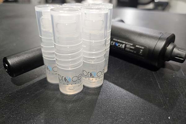 Procell MD microneedling serums with a procell microchanneling device